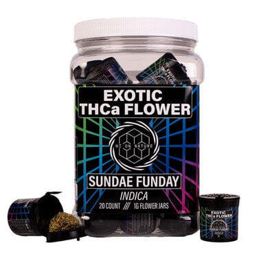 HI ON NATURE EXOTIC FLOWER 20CT JAR 1G FLOWER
