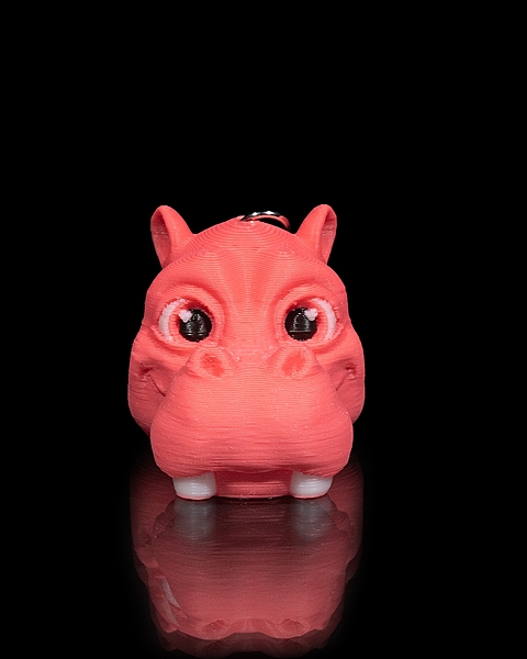 Hippo Keychain