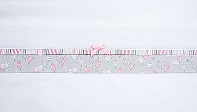 Baloon Tales - Set Lenziolino da ricamare a punto croce