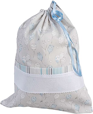 Baloon Tales - Sacchetto porta corredino da ricamare