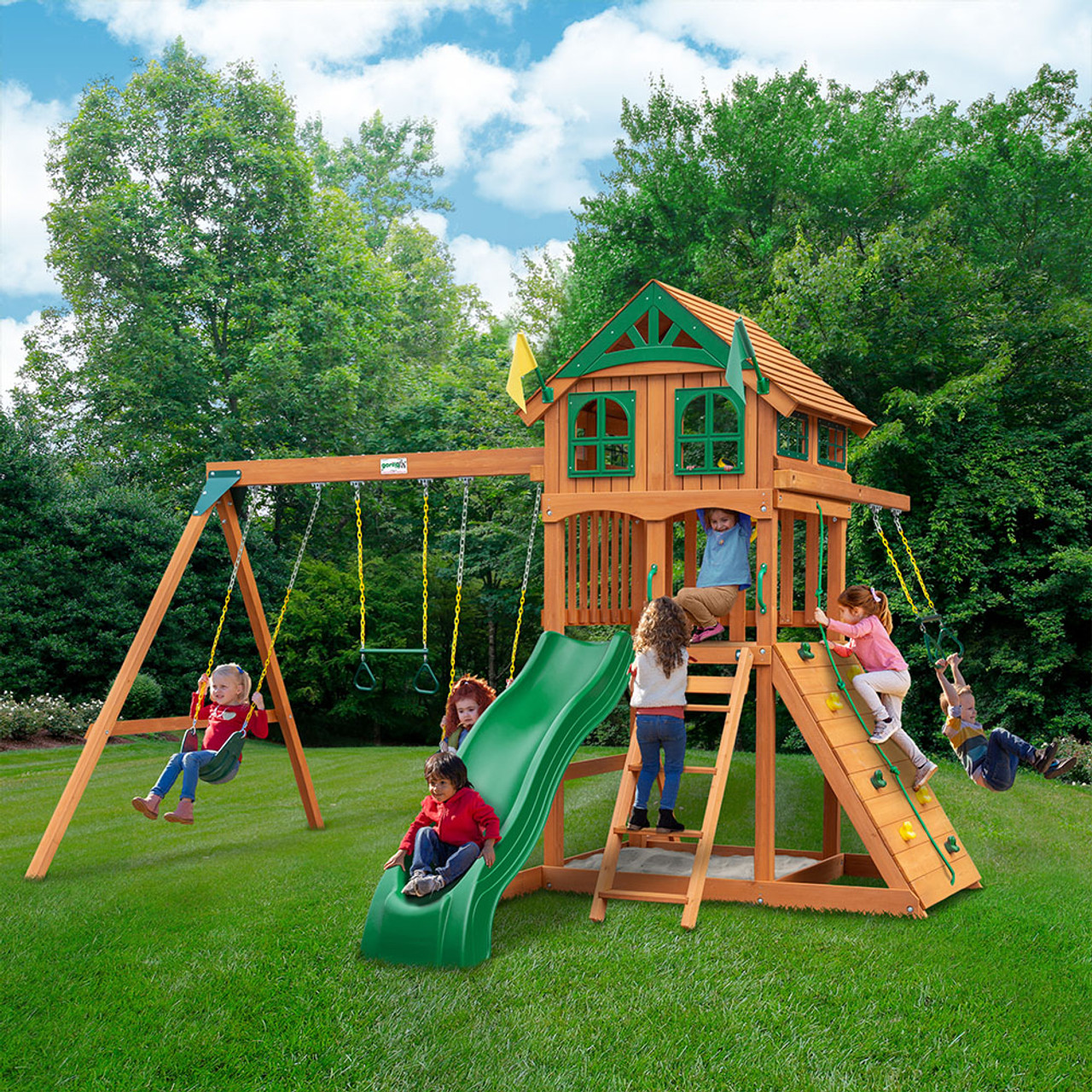 Outing w/ Trapeze Arm w/ Standard Wood Roof