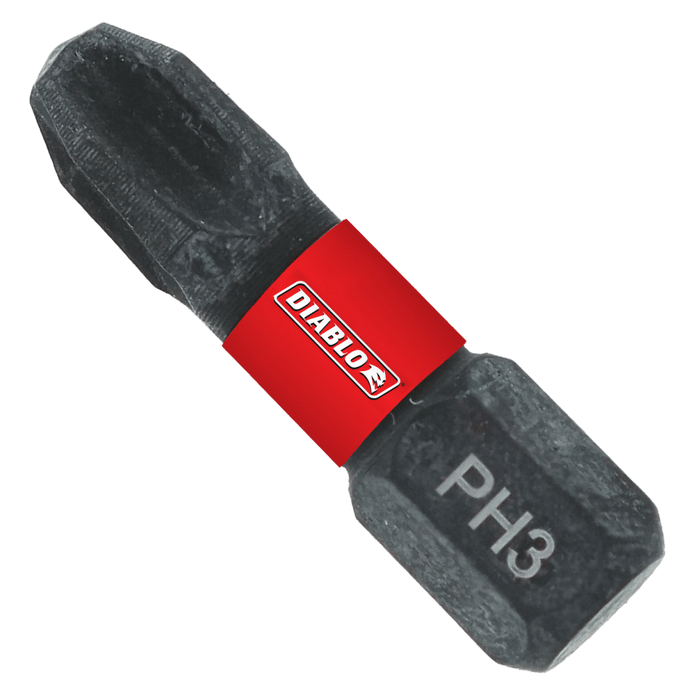 Diablo Screwdriving Phillips 
Drive Bits