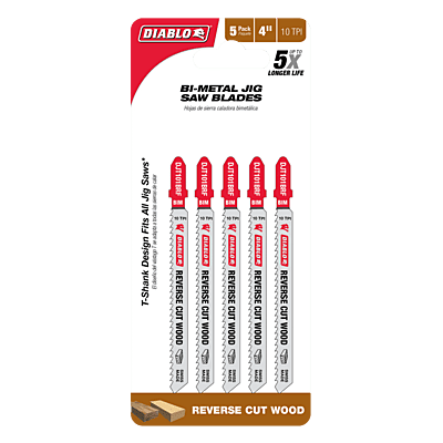 DIABLO - 4" Jig Saw Blades for Cuts in Wood DIABLO - 4" Jig Saw Blades for Cuts in Wood