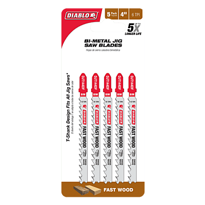 DIABLO - 4" Jig Saw Blades for Cuts in Wood DIABLO - 4" Jig Saw Blades for Cuts in Wood