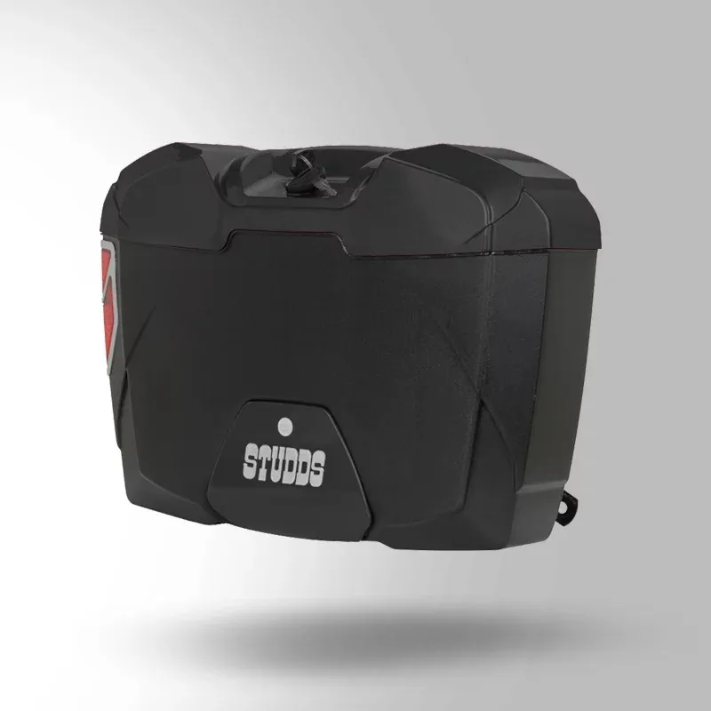 STUDDS SIDE BOX EXPLORER WITH UNIVERSAL FITMENT CLAMPS BLACK STUDDS SIDE BOX EXPLORER WITH UNIVERSAL FITMENT CLAMPS BLACK