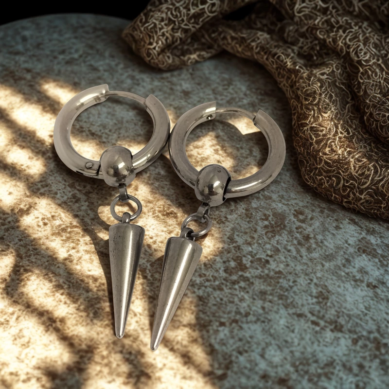 Cone Hoop Earring