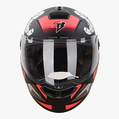 STEELBIRD SBA-7 BIRDIE MATT BLACK/WATERMELON C/V (M)