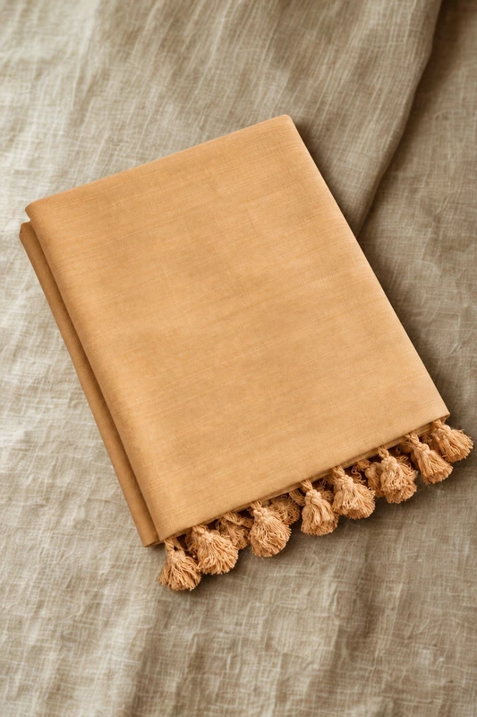 Khadi linen with seperate blouse 5