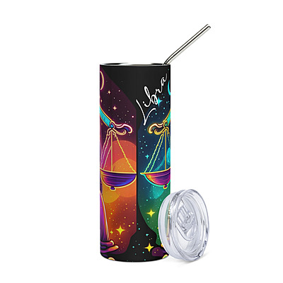 Libra Stainless Steel Skinny Tumbler