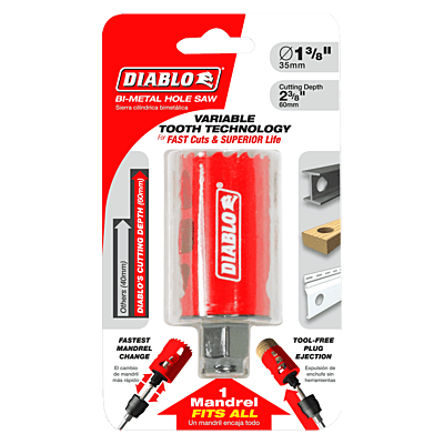 Diablo Bi-Metal Hole Saws