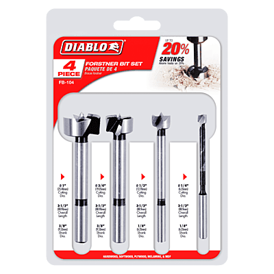 Diablo HSS Forstner Bit Sets