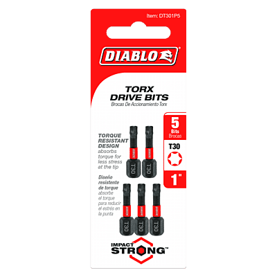 Diablo Screwdriving Torx Drive Bits Diablo Screwdriving Torx Drive Bits