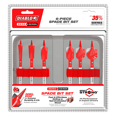 Diablo Spade Bit Set for Nail-Embedded Wood Diablo Spade Bit Set for Nail-Embedded Wood
