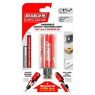 Diablo Bi-Metal Hole Saws