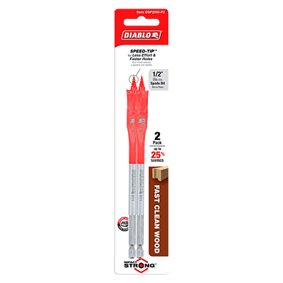 Diablo Wood Boring Spade Bits