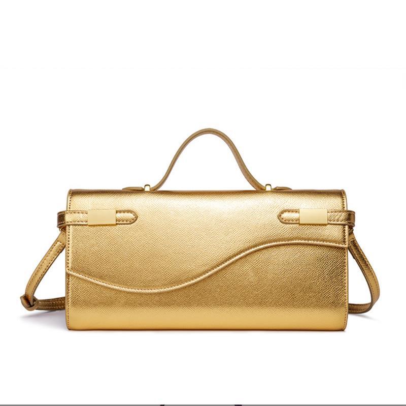 PALM PRINT KELLY CLUTCH BAG