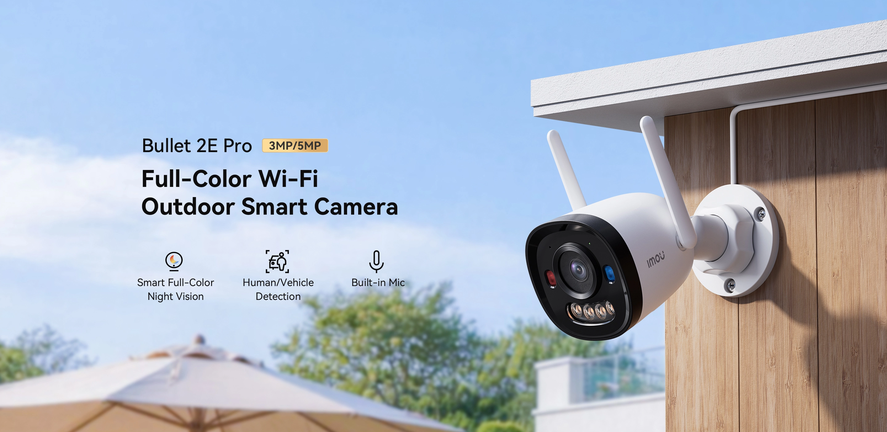 Bullet 2E Pro (3MP-Outdoor-WiFi) Camera