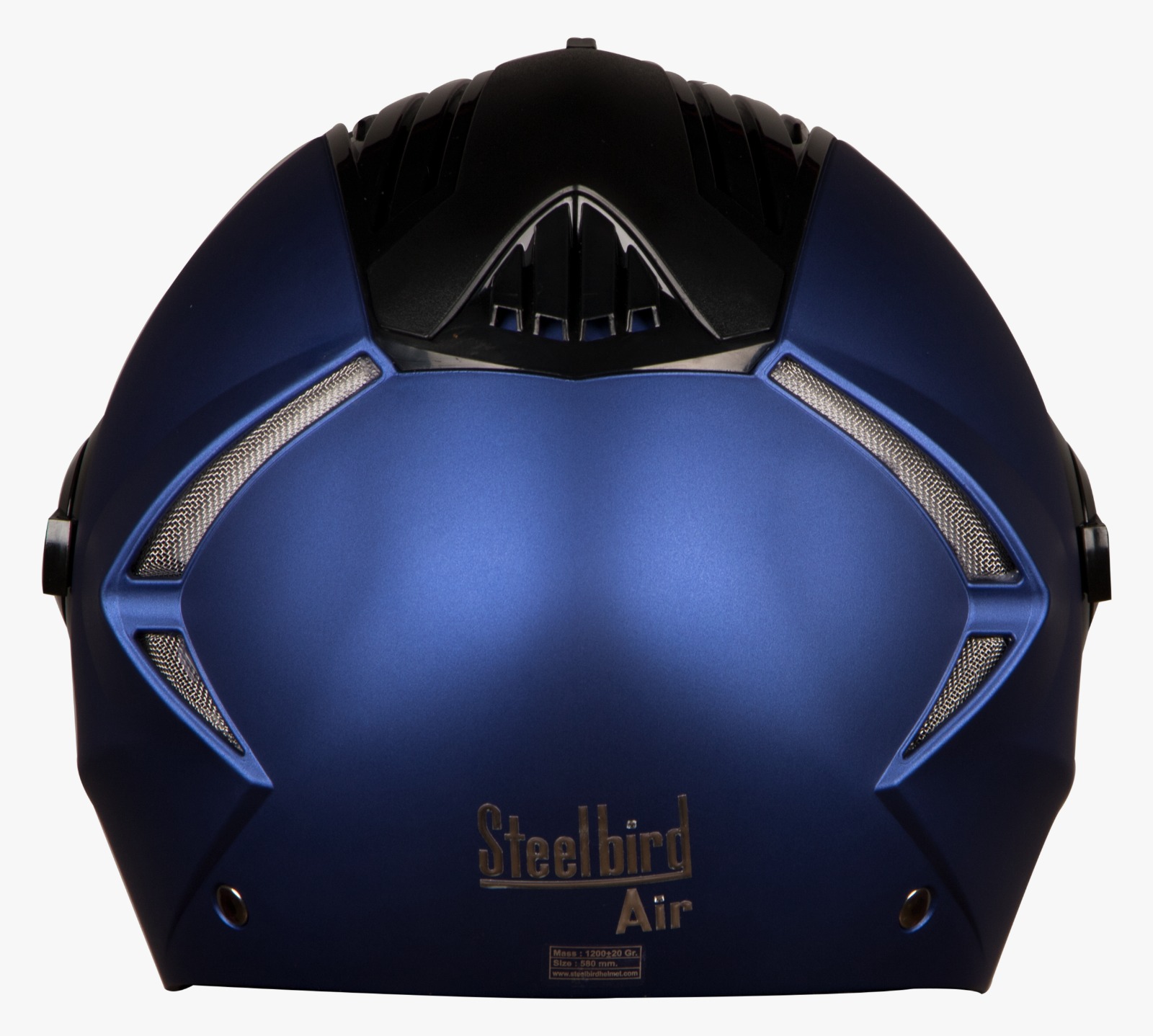 STEELBIRD SBA-2 SS MAT Y.BLUE D/V (BLUE) (L)