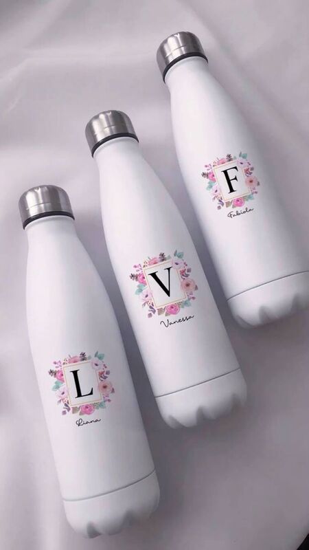 White Temprature Controlled Bottle