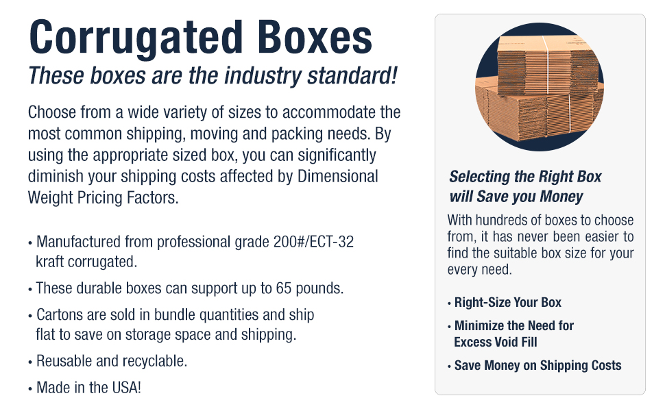 Cajas de cartón corrugado de 20 x 15 x 10 pulgadas, medianas