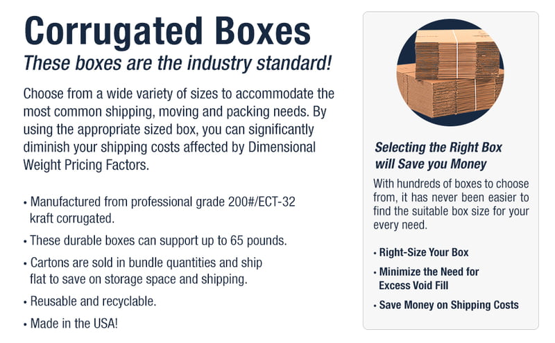 Cajas de cartón corrugado de 20 x 15 x 10 pulgadas, medianas