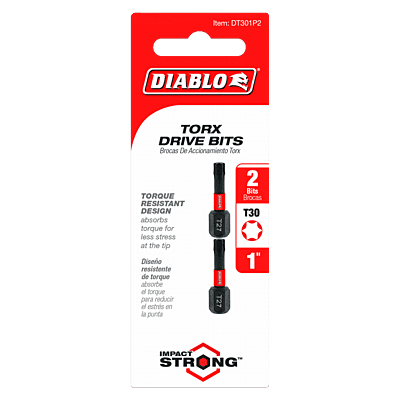 Diablo Screwdriving Torx Drive Bits Diablo Screwdriving Torx Drive Bits