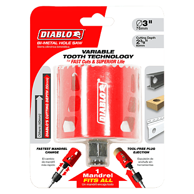 Diablo Bi-Metal Hole Saws