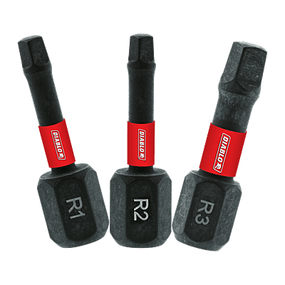 Diablo Screwdriving Square 
Drive Bits