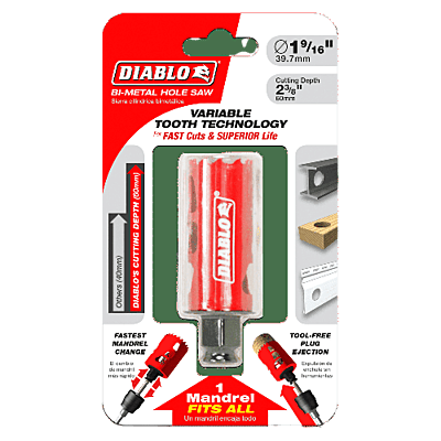 Diablo Bi-Metal Hole Saws