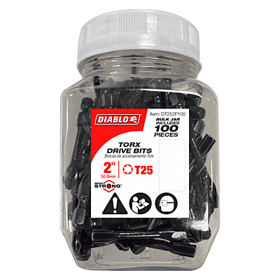 Diablo Screwdriving Torx
Drive Bits Diablo Screwdriving Torx
Drive Bits