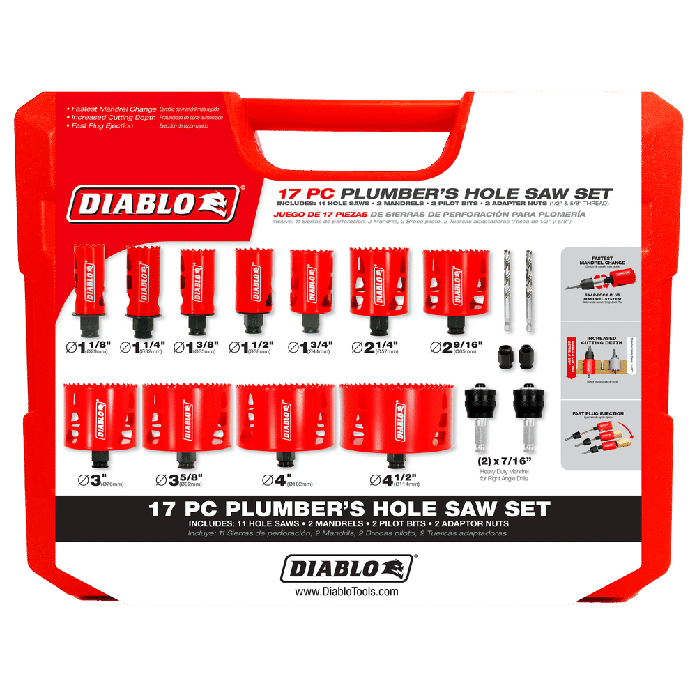 Diablo  Bi-Metal - General Purpose Hole Saw Sets