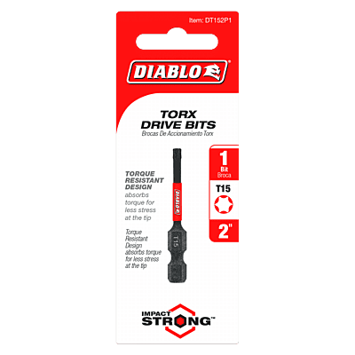 Diablo Screwdriving Torx
Drive Bits Diablo Screwdriving Torx
Drive Bits