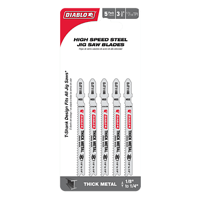 Diablo 3-5/8" High Speed Steel T-Shank Jig Saw Blades Diablo 3-5/8" High Speed Steel T-Shank Jig Saw Blades
