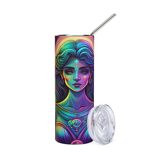 Libra Stainless Steel Skinny Tumbler