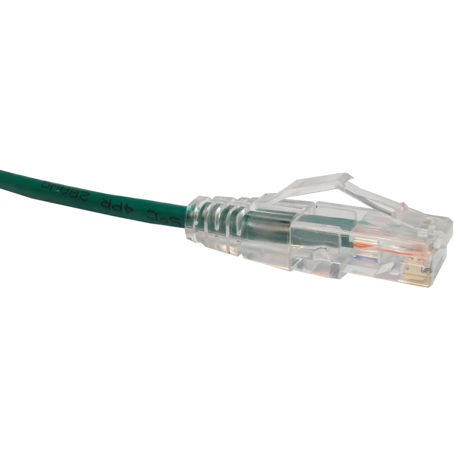 1FT CAT6 Slim Ethernet Patch Cable - Green, UTP, 28AWG, Snagless RJ45