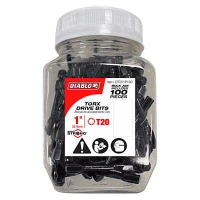 Diablo Screwdriving Torx
Drive Bits Diablo Screwdriving Torx
Drive Bits