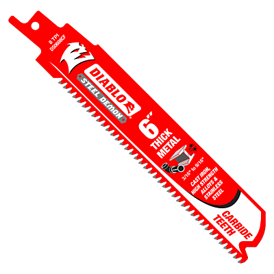 Diablo Carbide Reciprocating Metal Thick Diablo Carbide Reciprocating Metal Thick