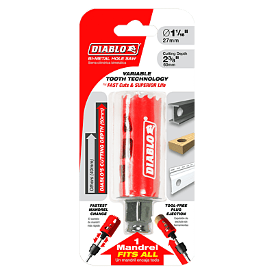 Diablo Bi-Metal Hole Saws