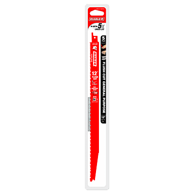 Diablo Bi-Metal Reciprocating Blades FLUSH - Bi-Metal General Diablo Bi-Metal Reciprocating Blades FLUSH - Bi-Metal General