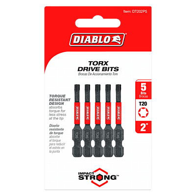 Diablo Screwdriving Torx Drive Bits Diablo Screwdriving Torx Drive Bits