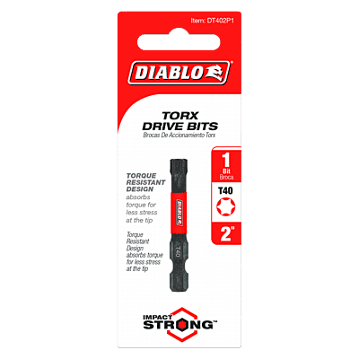 Diablo Screwdriving Torx
Drive Bits Diablo Screwdriving Torx
Drive Bits