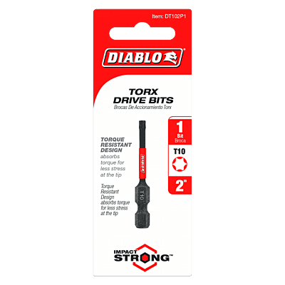 Diablo Screwdriving Torx
Drive Bits Diablo Screwdriving Torx
Drive Bits