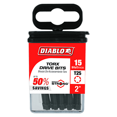 Diablo Screwdriving Torx
Drive Bits Diablo Screwdriving Torx
Drive Bits