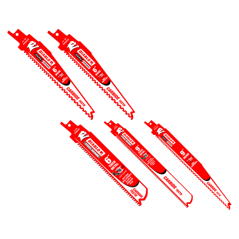 Diablo Reciprocating Blade Sets Diablo Reciprocating Blade Sets