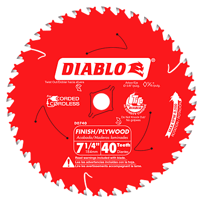 Diablo Small Diameter Circular Blades - Wood Finish Diablo Small Diameter Circular Blades - Wood Finish