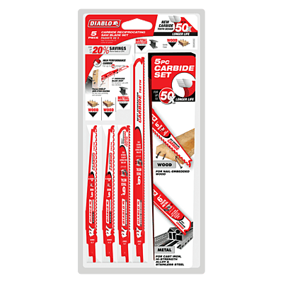 Diablo Reciprocating Blade Sets Diablo Reciprocating Blade Sets