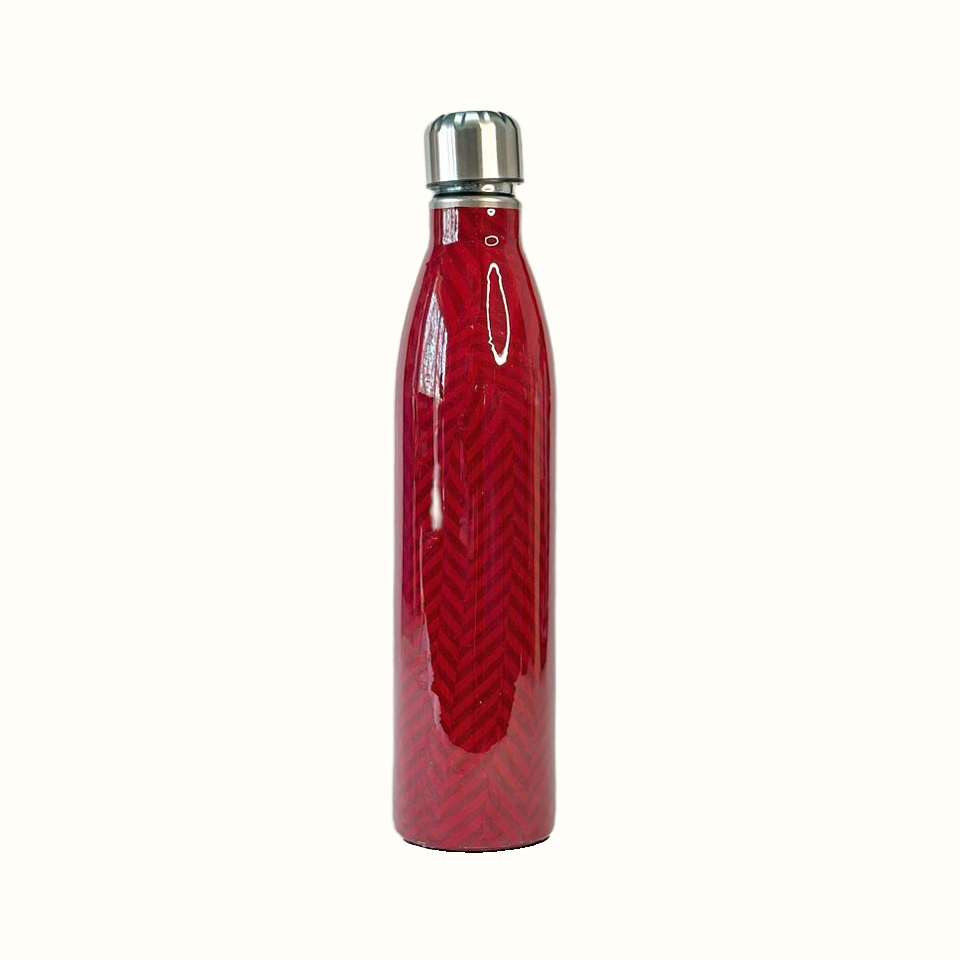 IITM Geometric Water Bottle - 1L - Maroon