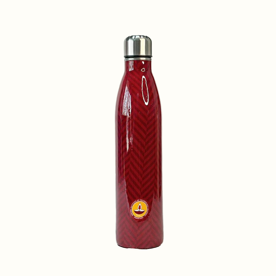 IITM Geometric Water Bottle - 1L - Maroon