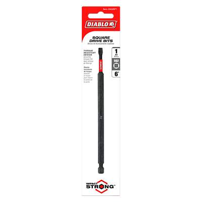 Diablo Screwdriving Square 
Drive Bits