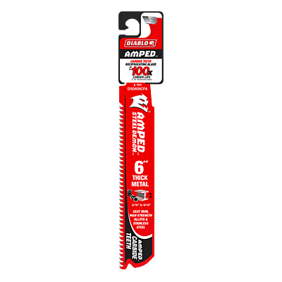 Diablo Amped Carbide Reciprocating Blades  FLUSH - Metal Thick